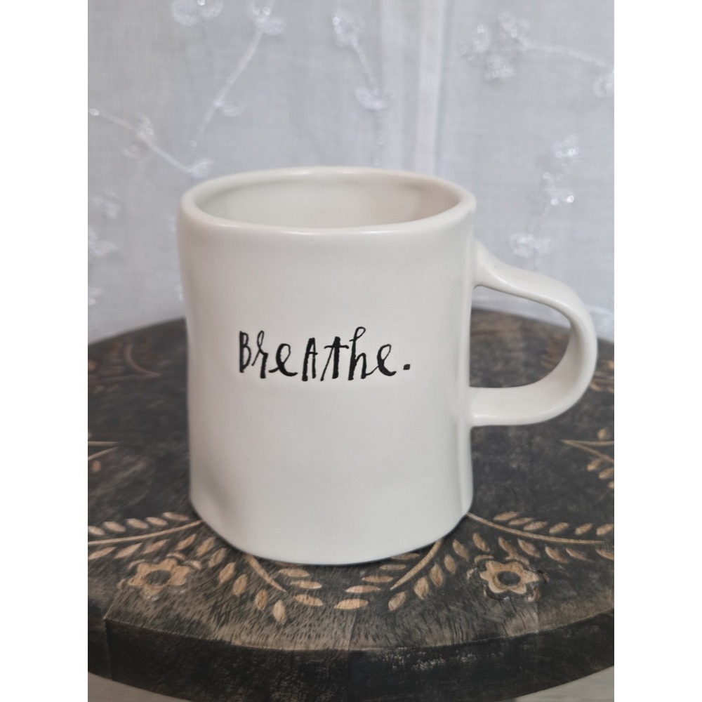 Rae Dunn Breathe Mug Coffee Cup
